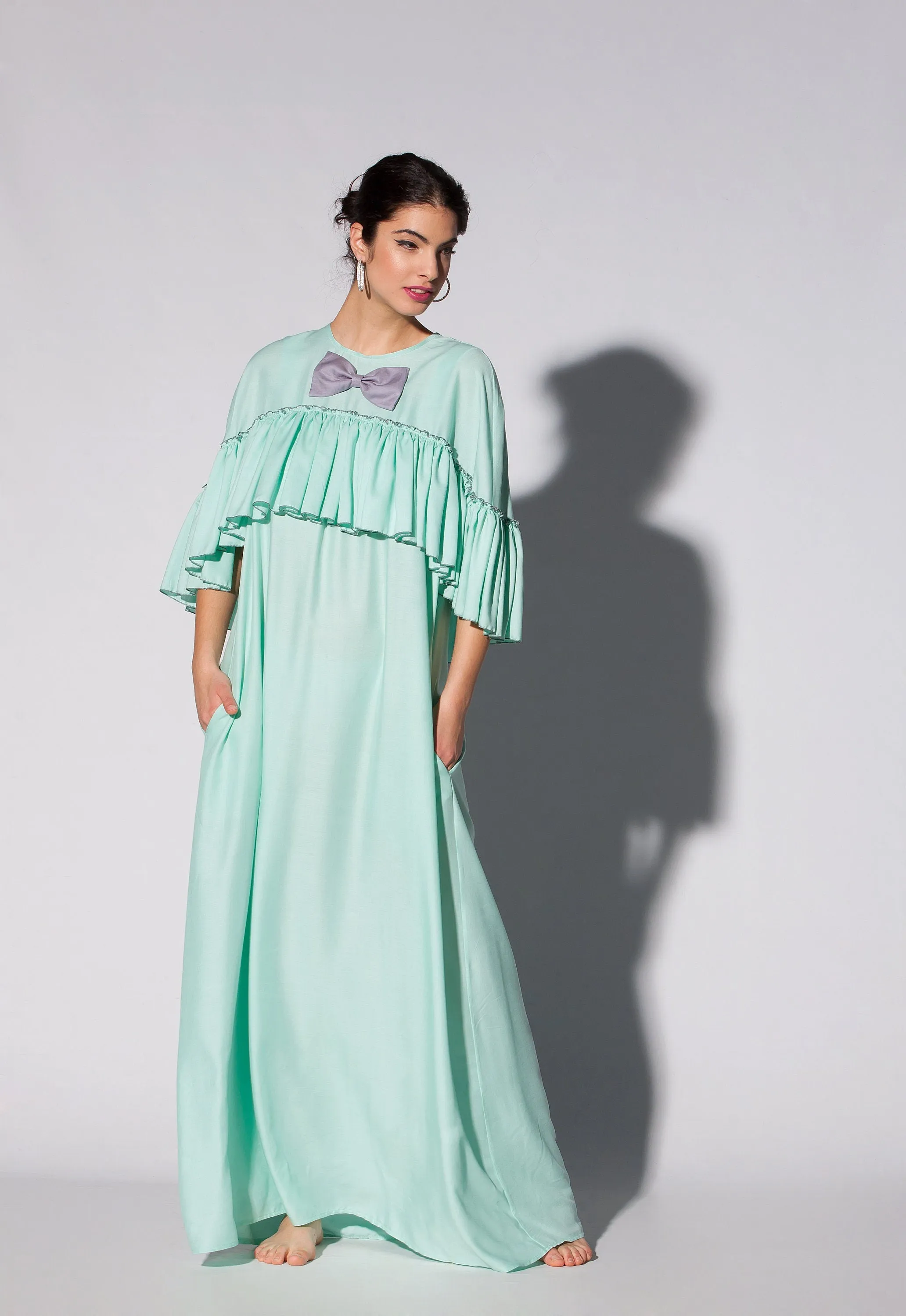 Multiway dress, Mint dress, kaftan maxi dress, women dress, 50s dress, A line dress, summer dress, plus size clothing, maternity dress,