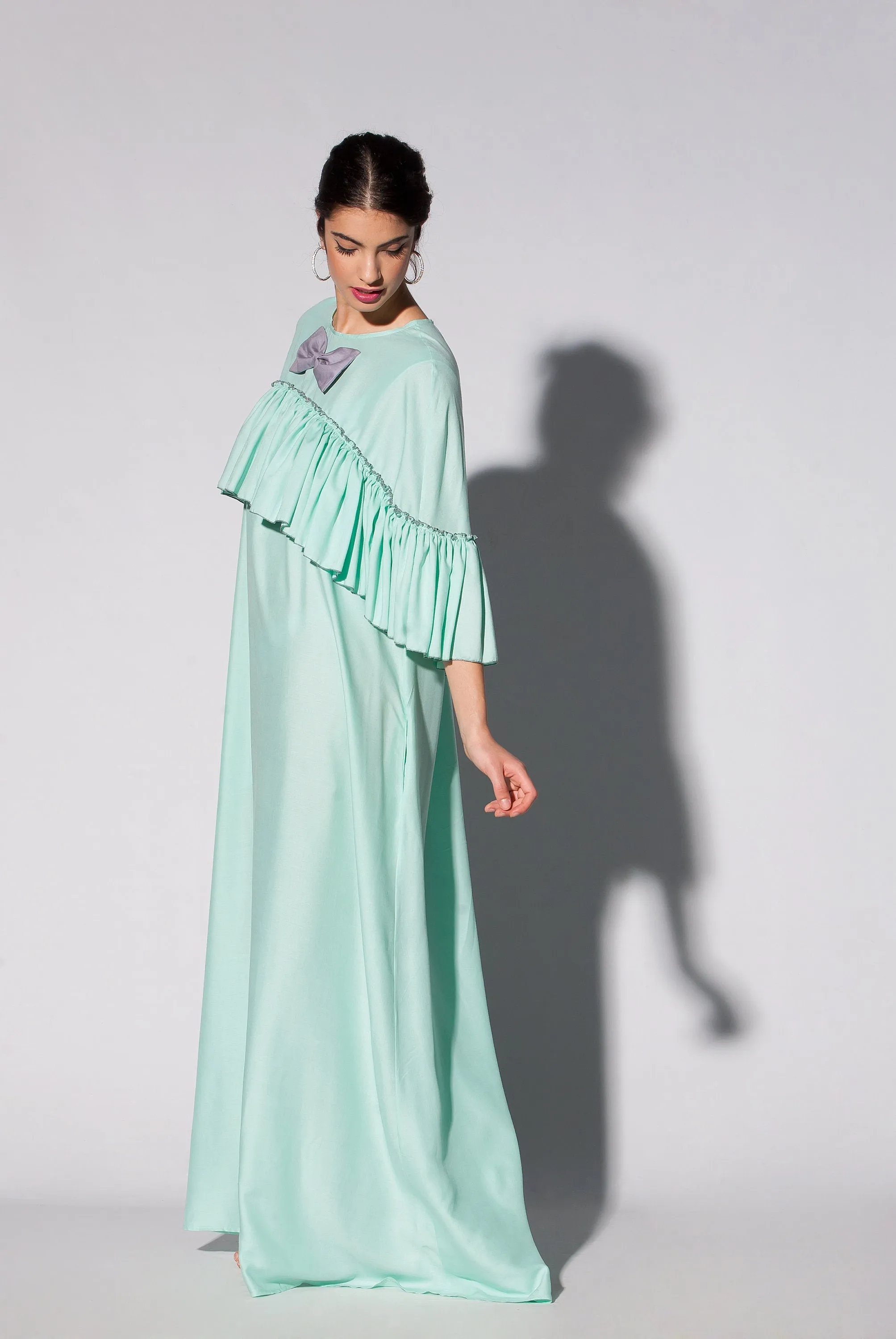 Multiway dress, Mint dress, kaftan maxi dress, women dress, 50s dress, A line dress, summer dress, plus size clothing, maternity dress,