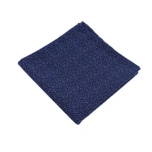 Navy & Sky Blue Heather Pocket Square