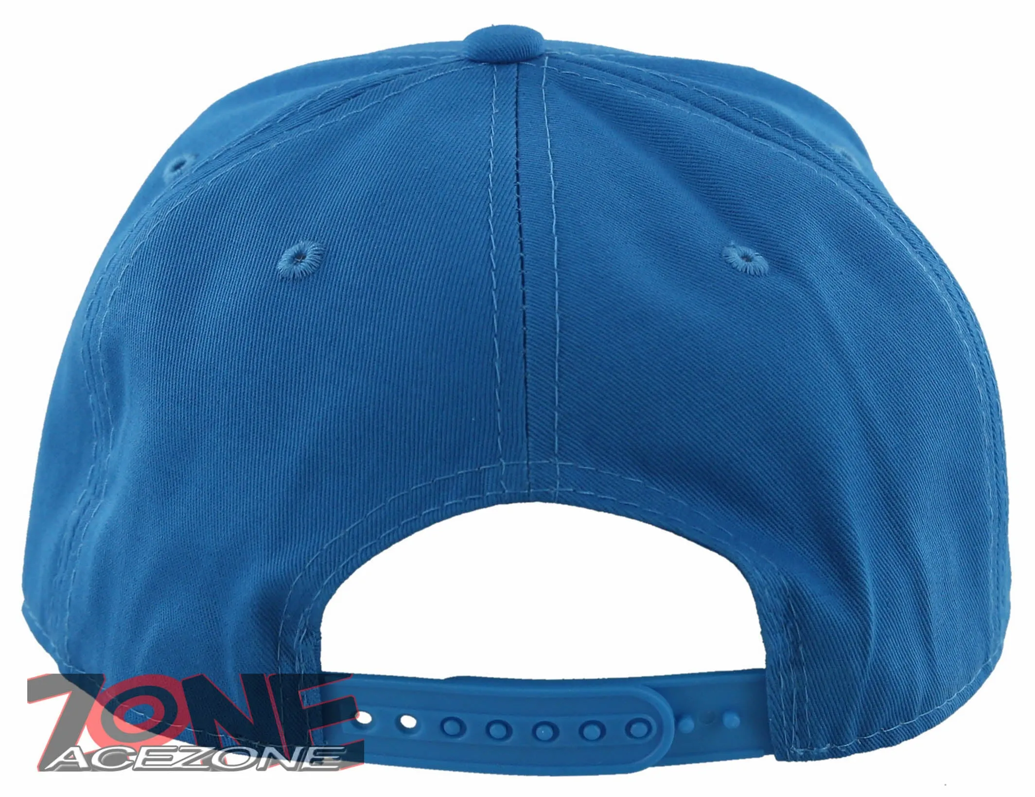 NEW! FLAT BILL SNAPBACK BALL LIKE A BOSS COTTON CAP HAT BLUE