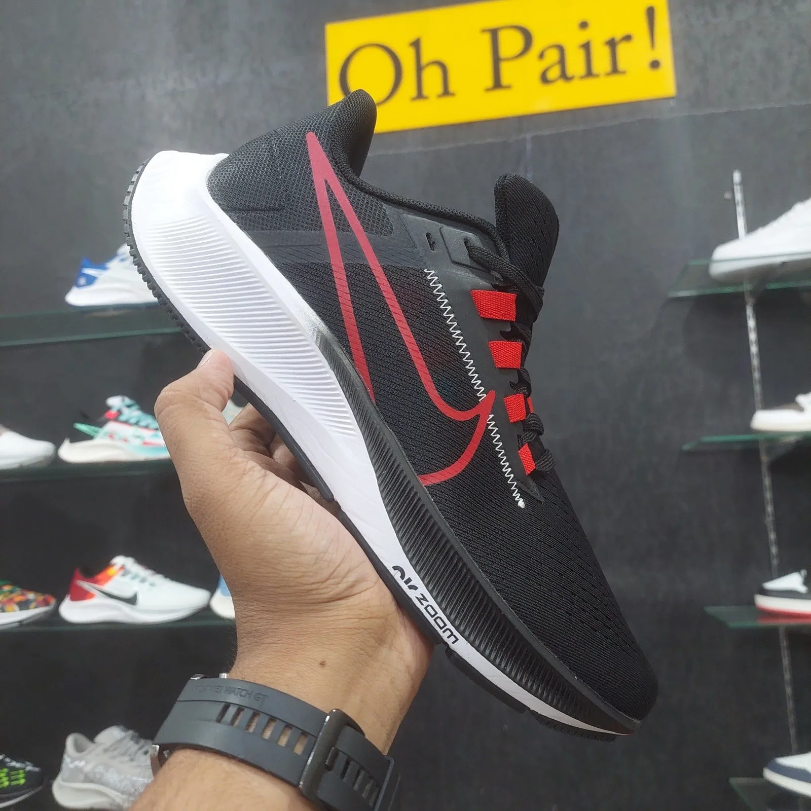 Nk Air Zoom Pegasus 38 'Black Red'