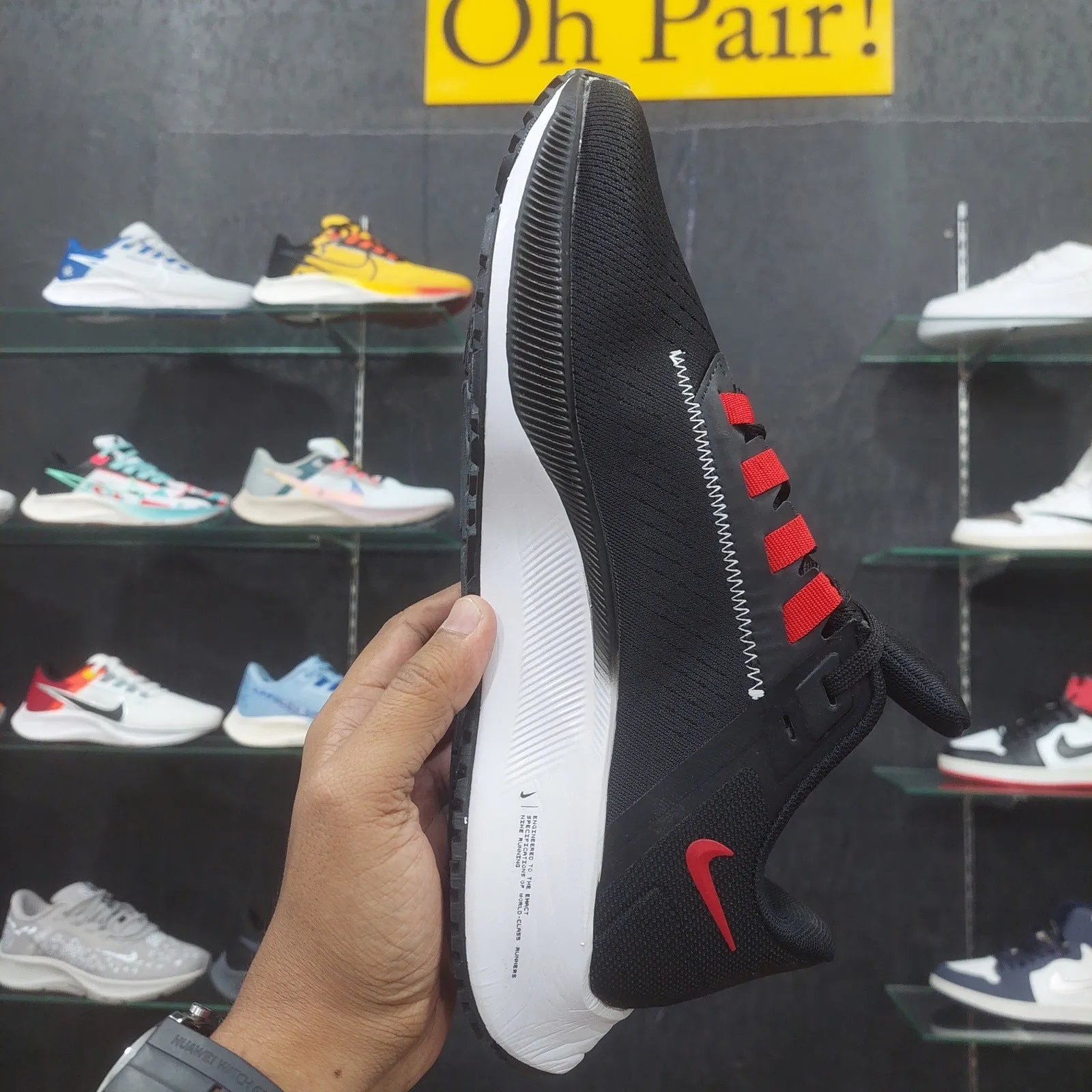 Nk Air Zoom Pegasus 38 'Black Red'