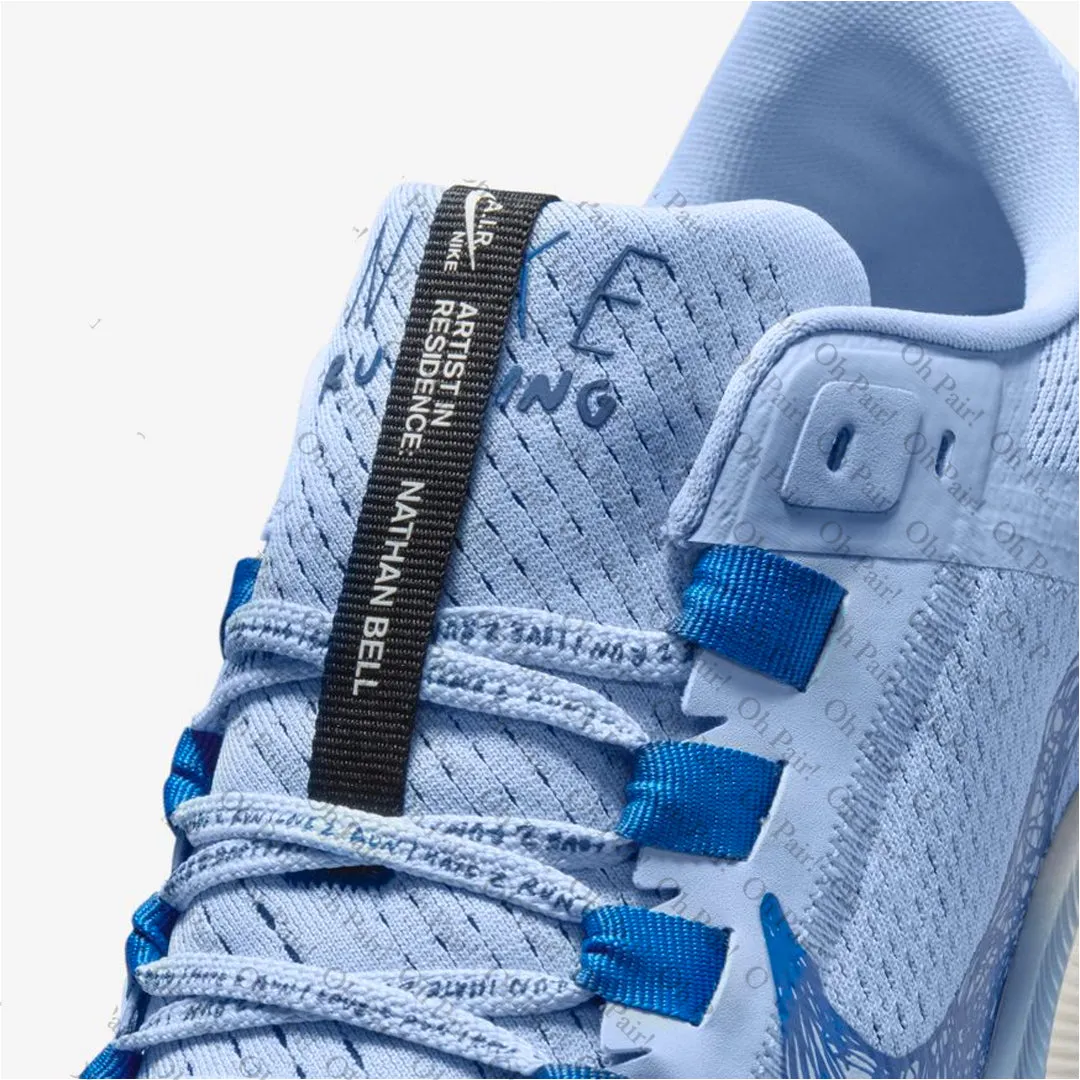 Nk Air Zoom Pegasus 38 X NATHAN BELL 'RUN TO A MAGICAL PLACE - ALUMINUM'
