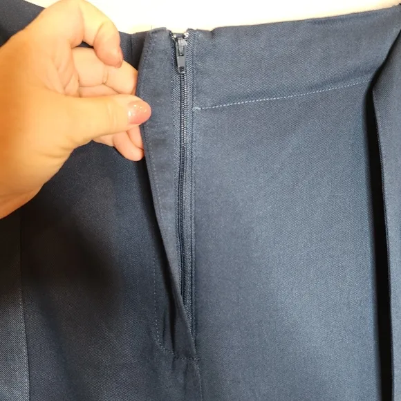 NWT Frye And Co Tie Stretch Waist Blue Rayon Shorts women's size 1X highrise