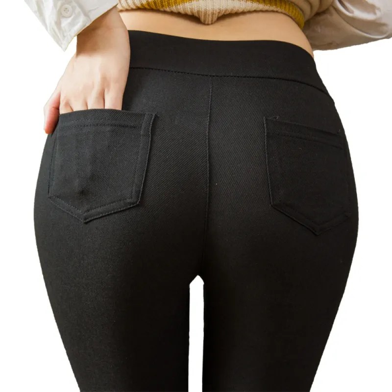 Ophelia High-Waist Tailored Skinny Pants