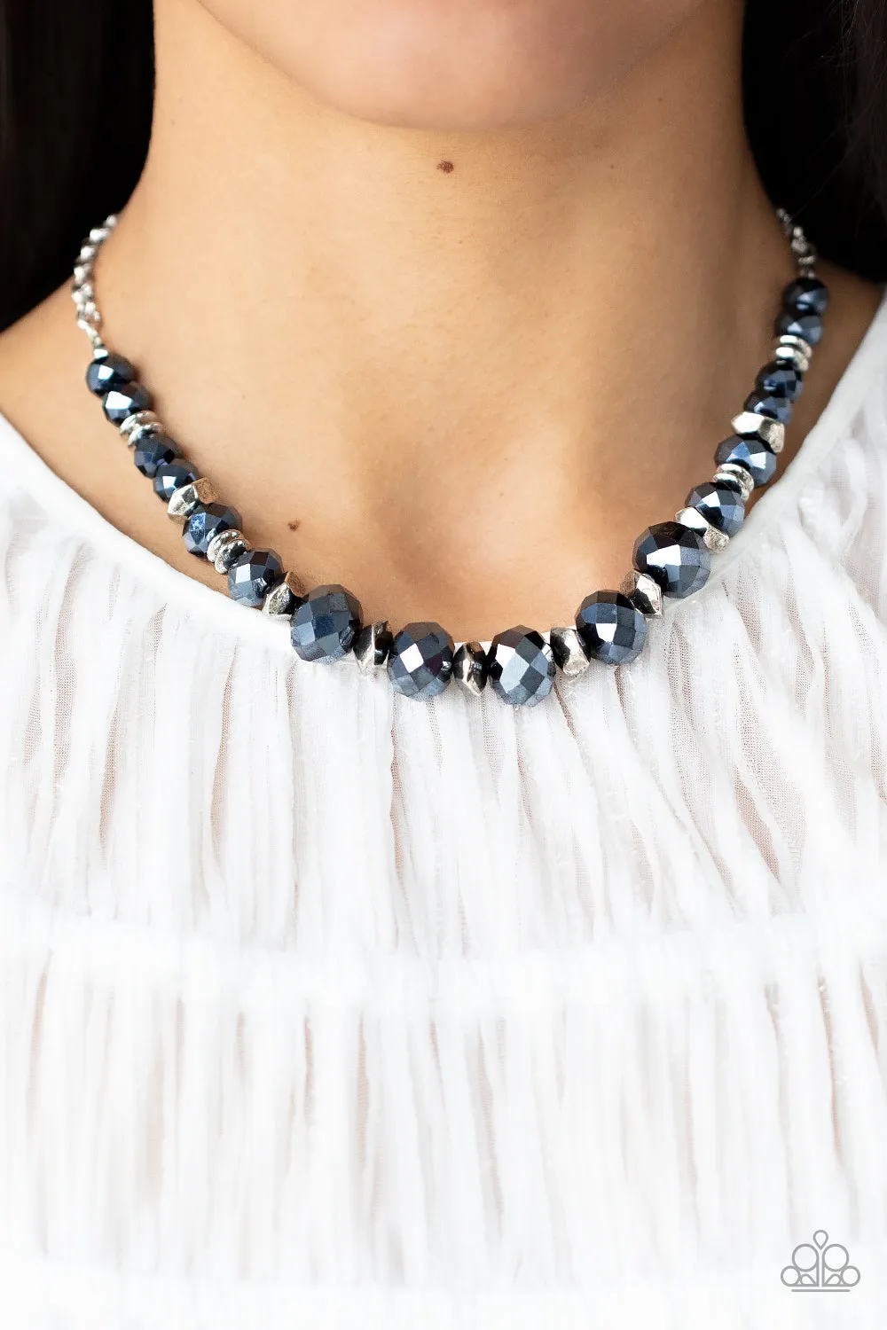 Paparazzi Cosmic Cadence Necklace Blue & Astral Auras Bracelet Blue