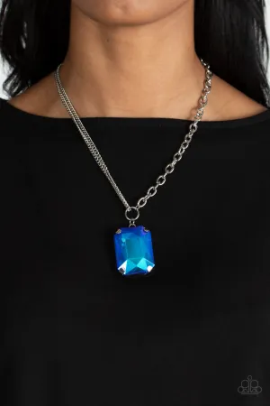 Paparazzi Instant Intimidation - Blue Necklace