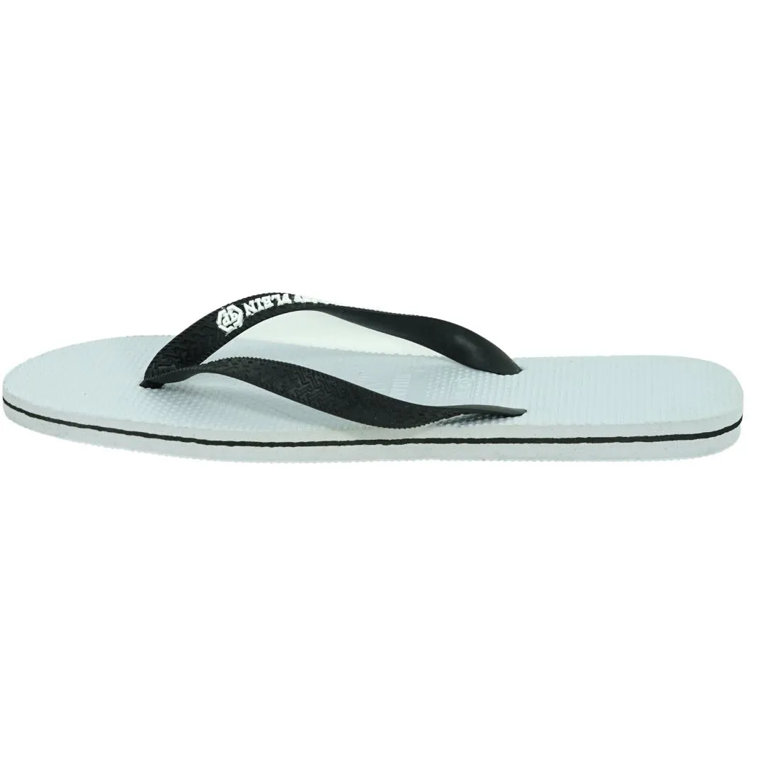 Philipp Plein Mens IMPS904 01B Flip Flops White
