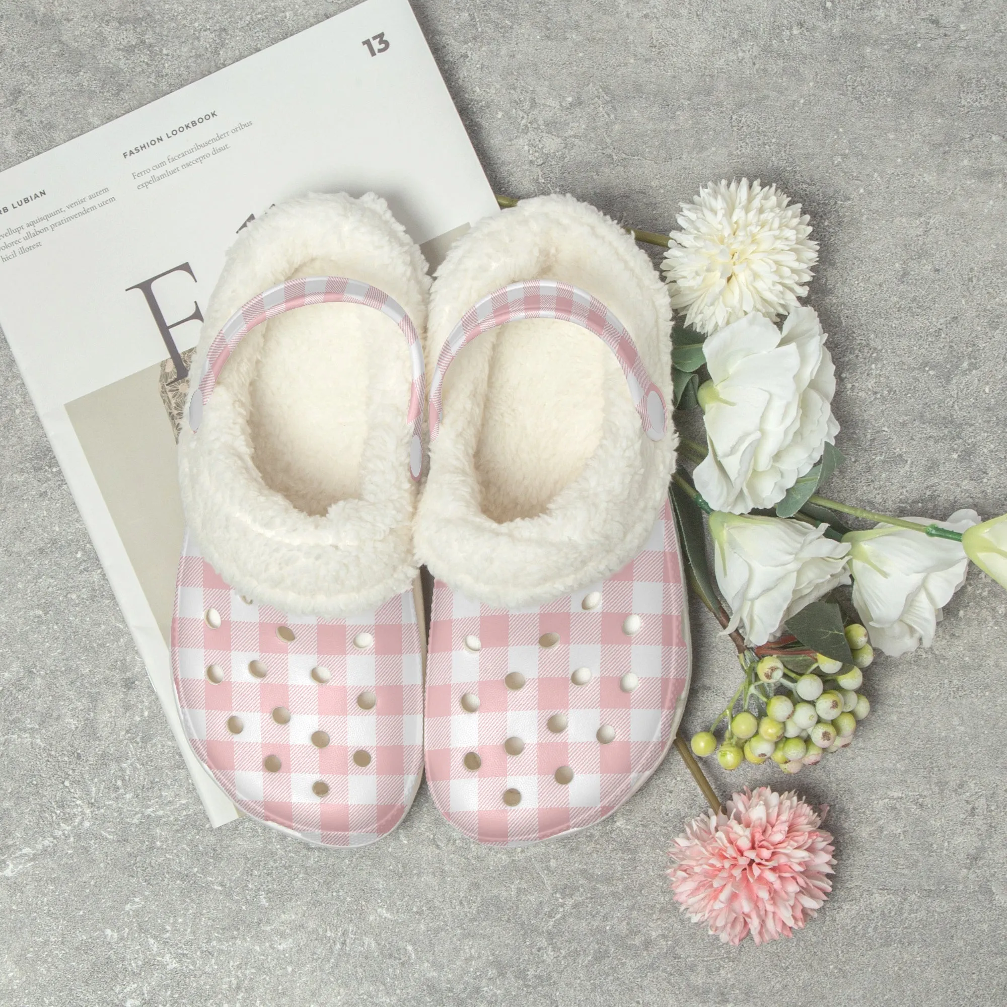 Pink Checkered