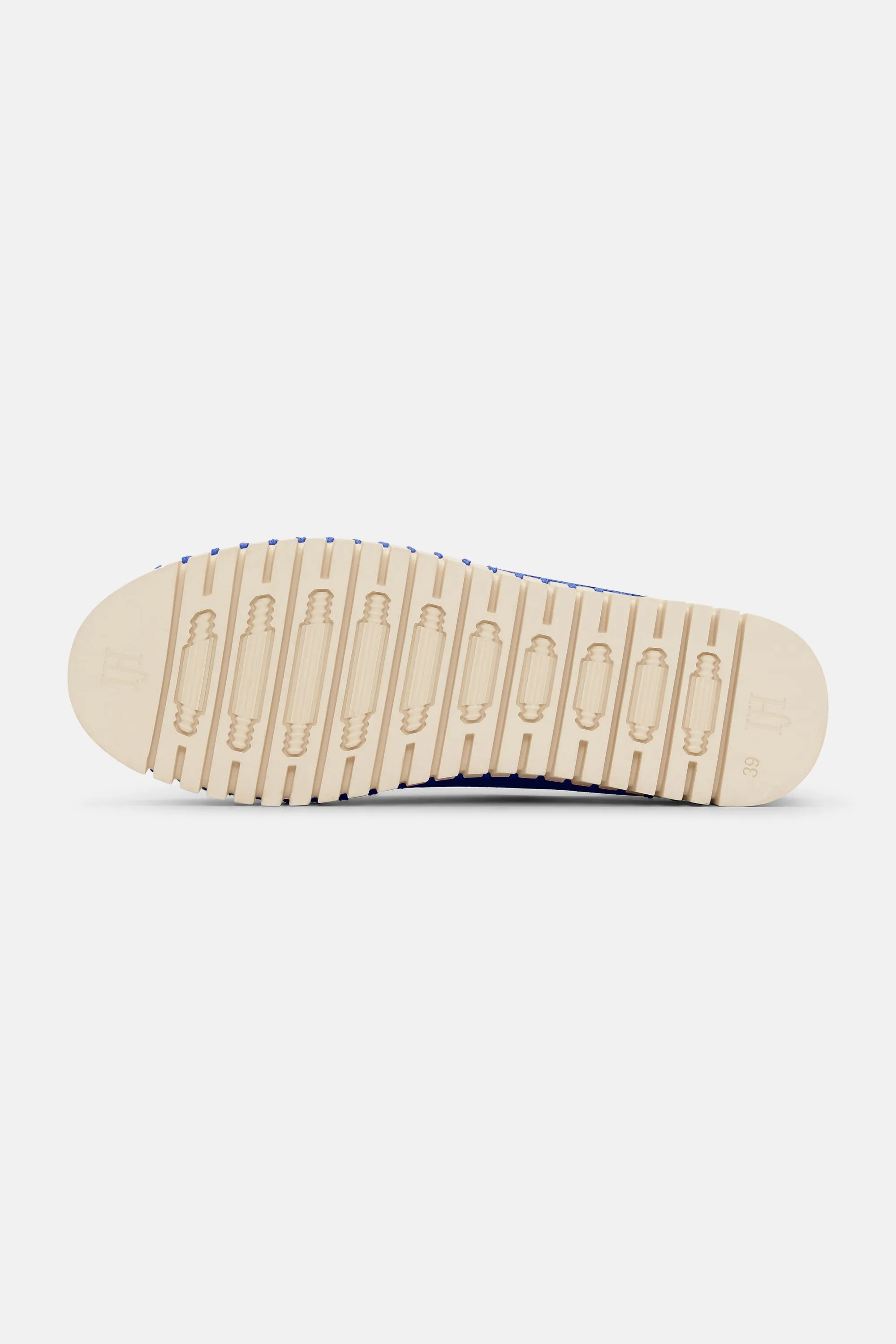 Platform Tulip Skor - Blue Web