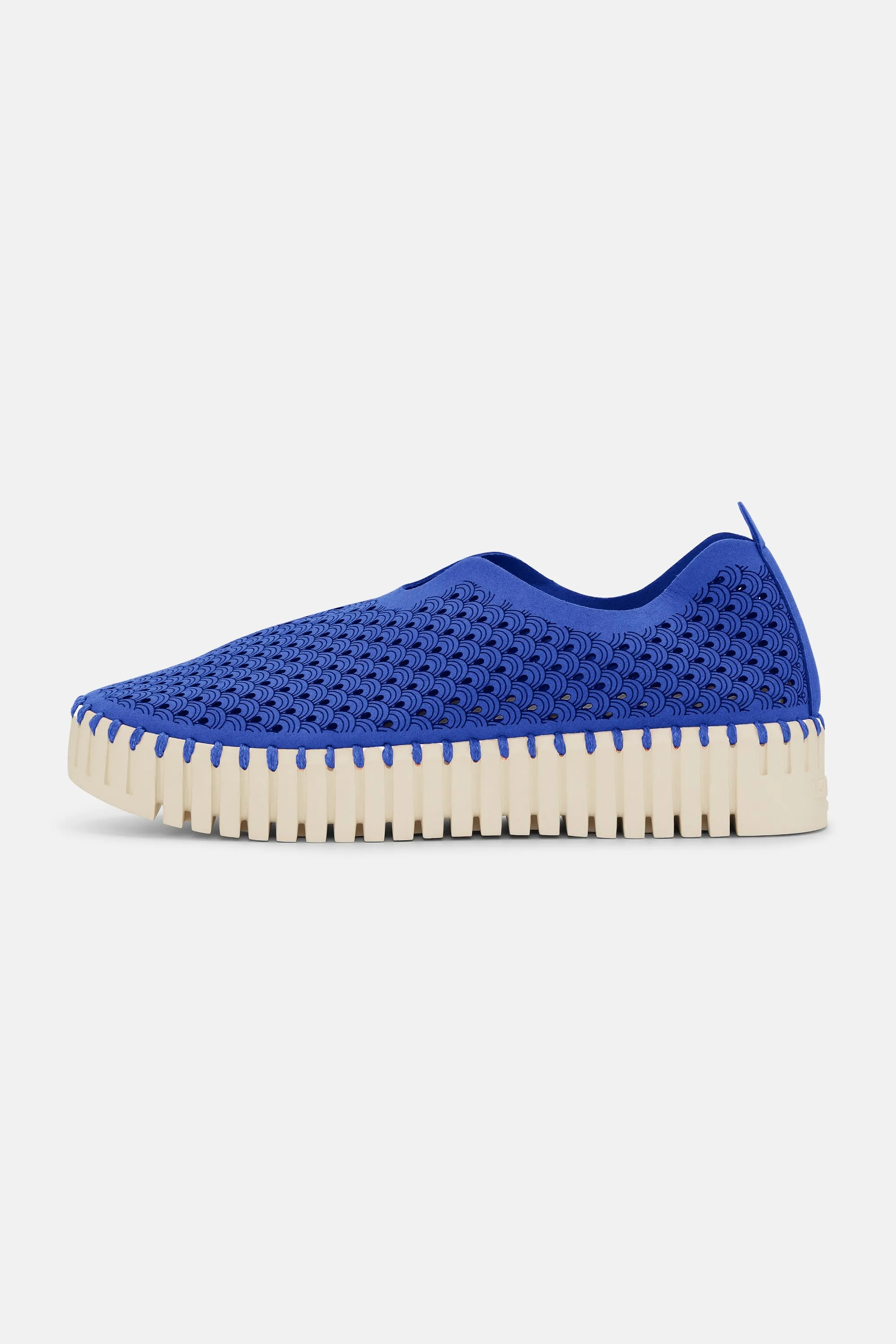 Platform Tulip Skor - Blue Web