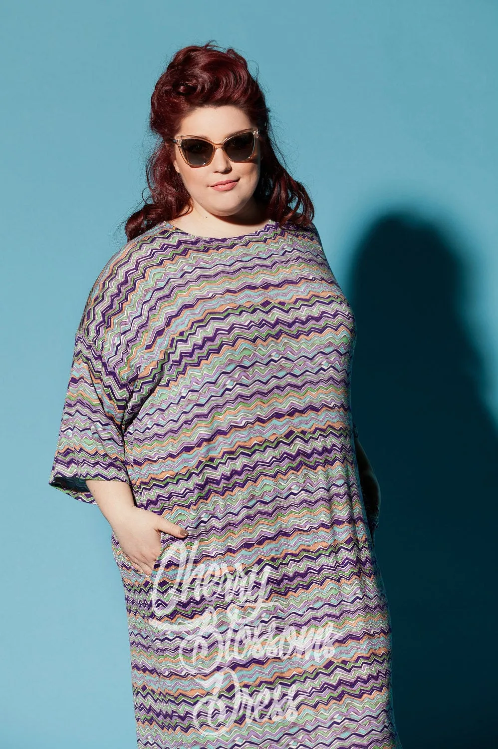 Plus Size Maxi Dress, Kaftan Dress, Pattern Dress, Boho Dress, Beach Dress, Plus Size Clothing, Pocket Dress, Loose Dress, Oversize Dress