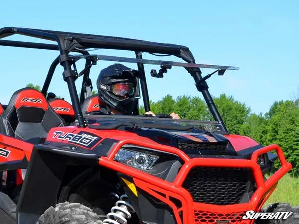 Polaris RZR XP Turbo Scratch Resistant Flip Windshield (2016 )