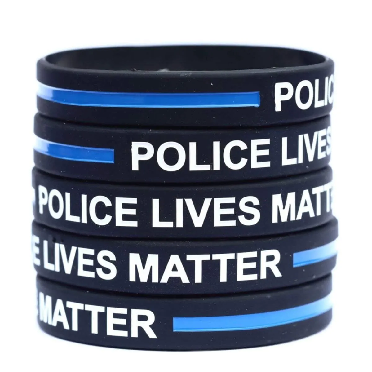 Police Lives Matter Thin Blue Line Bracelet