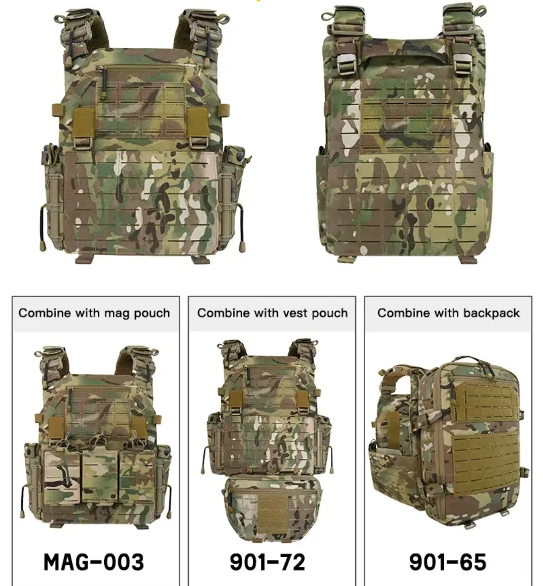 PrepPro Sentinel Plate Carrier – Elite Modular Tactical Vest System