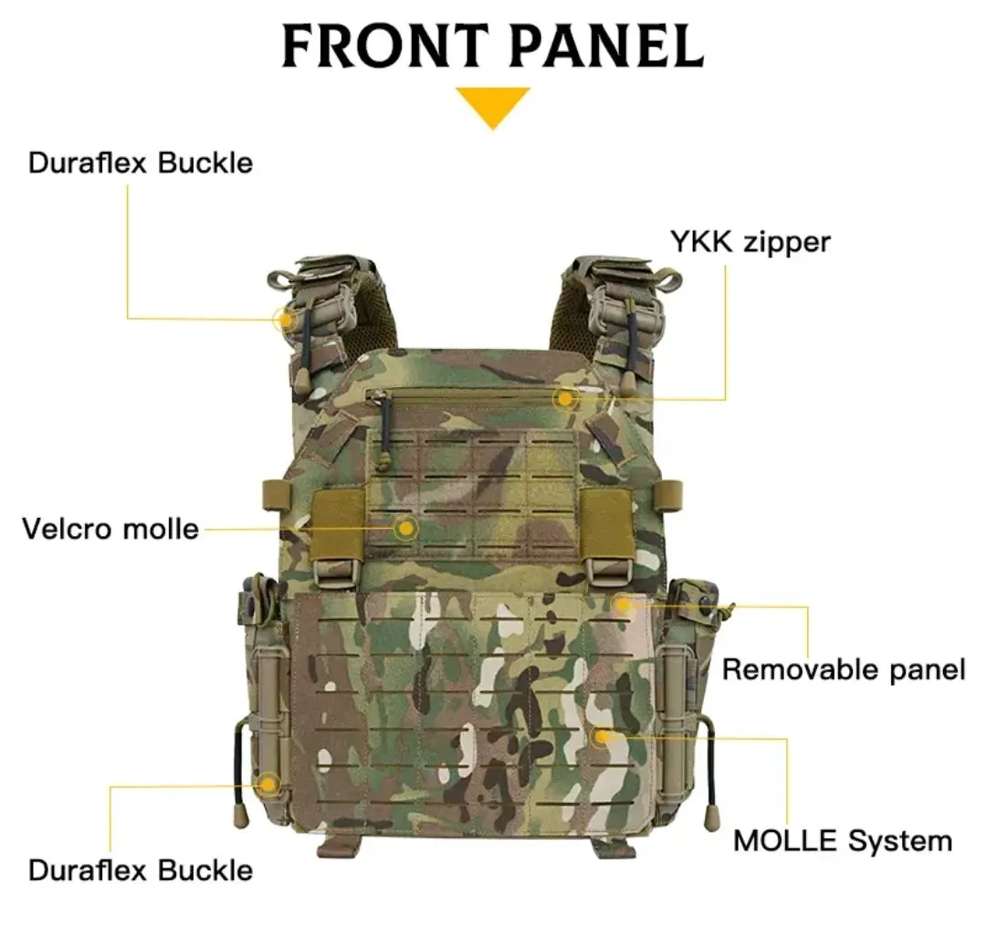 PrepPro Sentinel Plate Carrier – Elite Modular Tactical Vest System