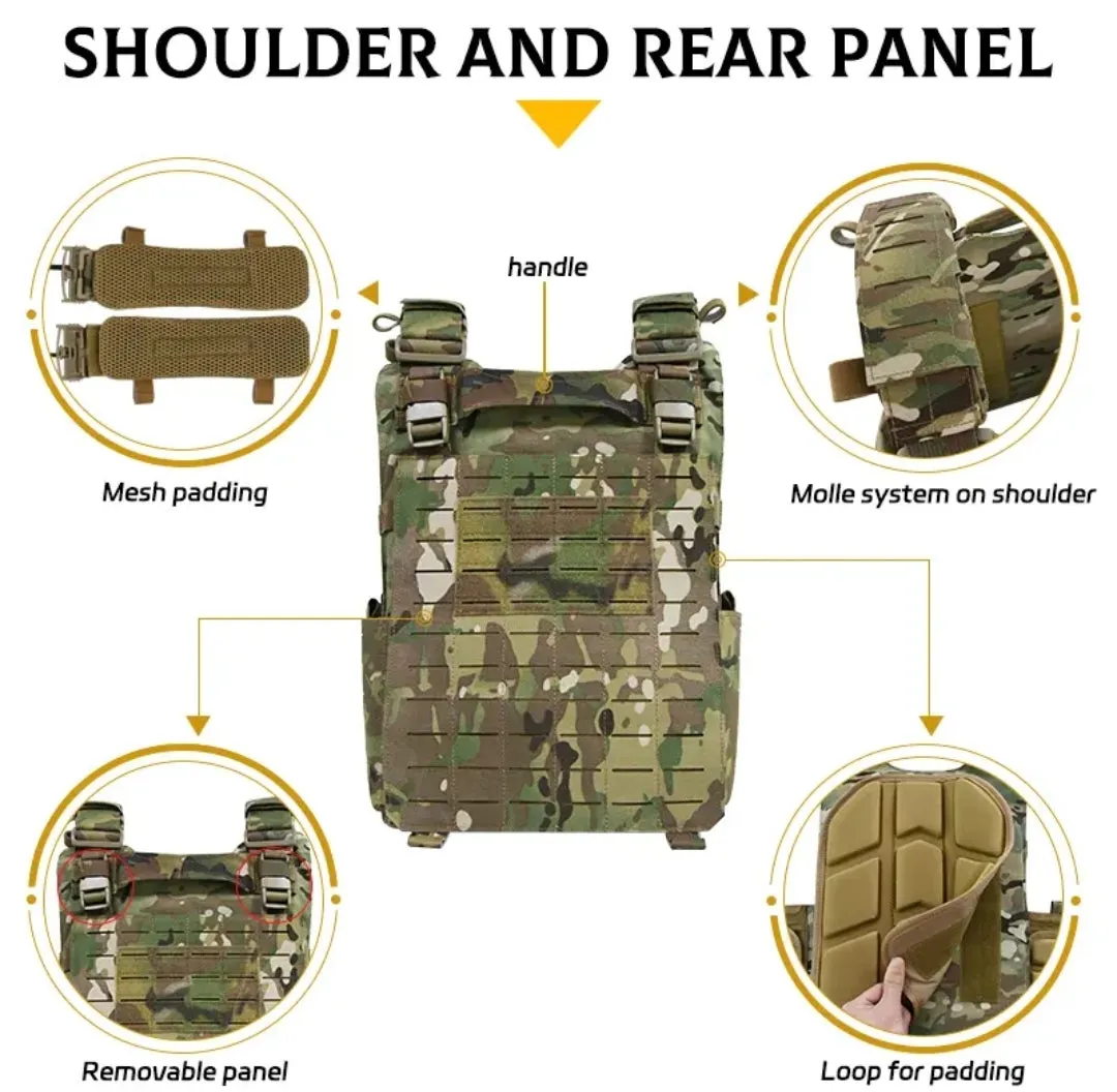 PrepPro Sentinel Plate Carrier – Elite Modular Tactical Vest System