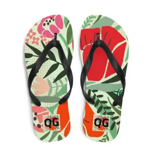 QG Spring Flowers Flip-Flops
