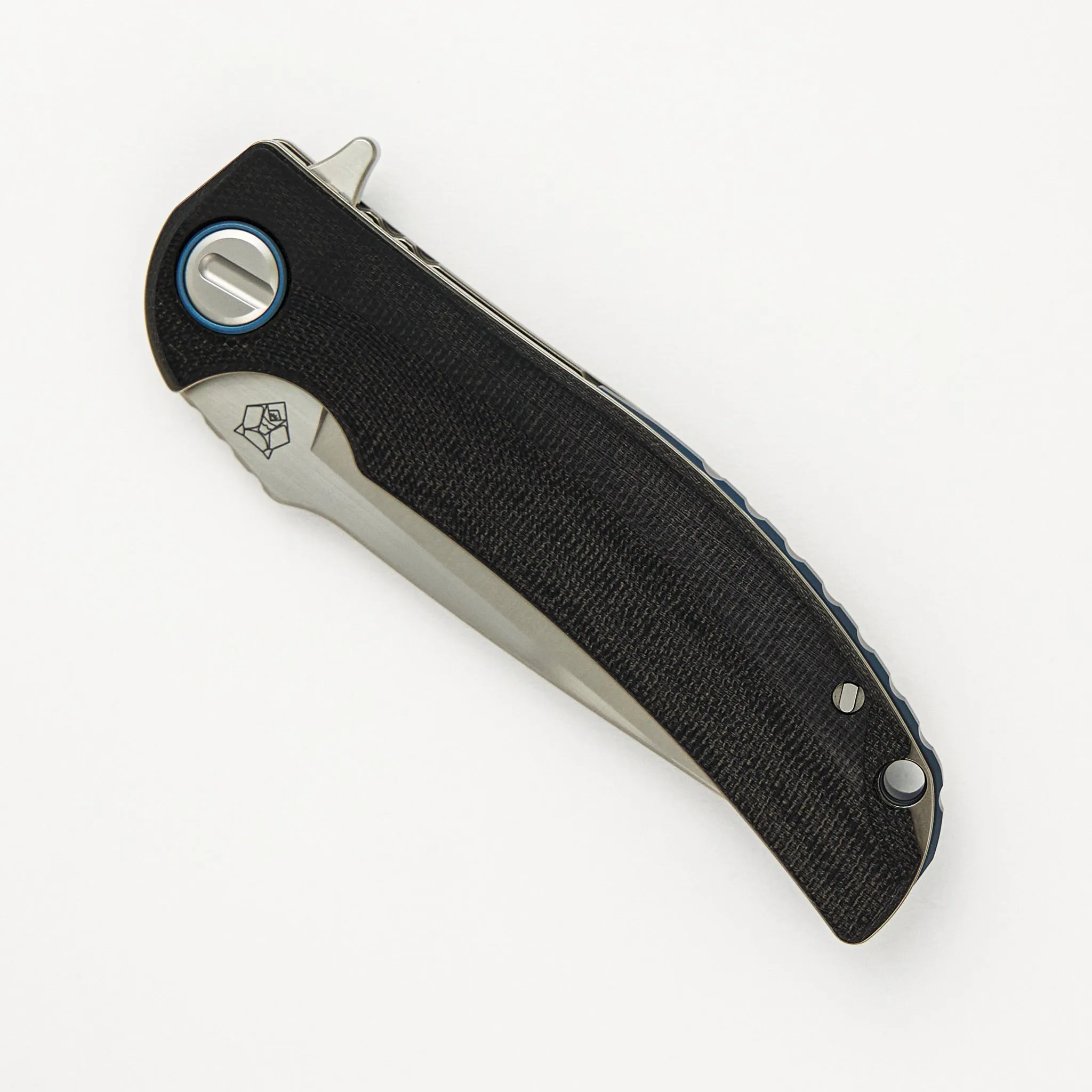 "Limited Edition" Soft Overkill - M398 Blade - Black Canvas Micarta Handle - RBS (RJ Martin Design)