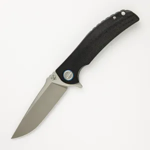 "Limited Edition" Soft Overkill - M398 Blade - Black Canvas Micarta Handle - RBS (RJ Martin Design)