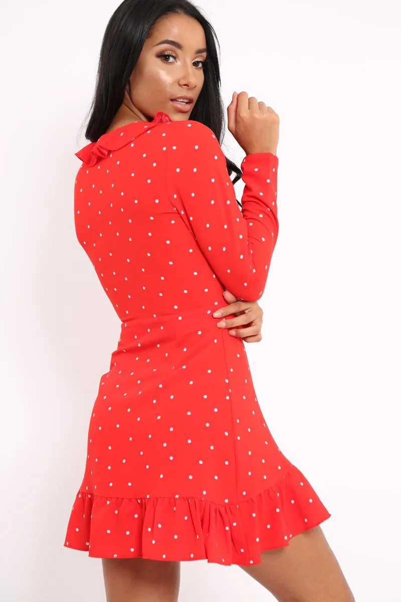 Red Polka Dot Dress - Tully