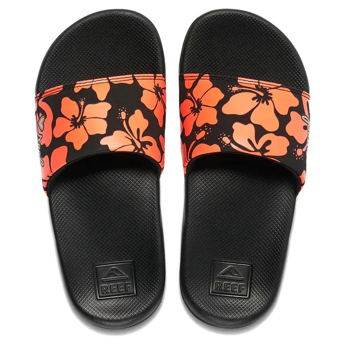 Reef Kid's One Slide Flip Flop - Hibiscus Coral