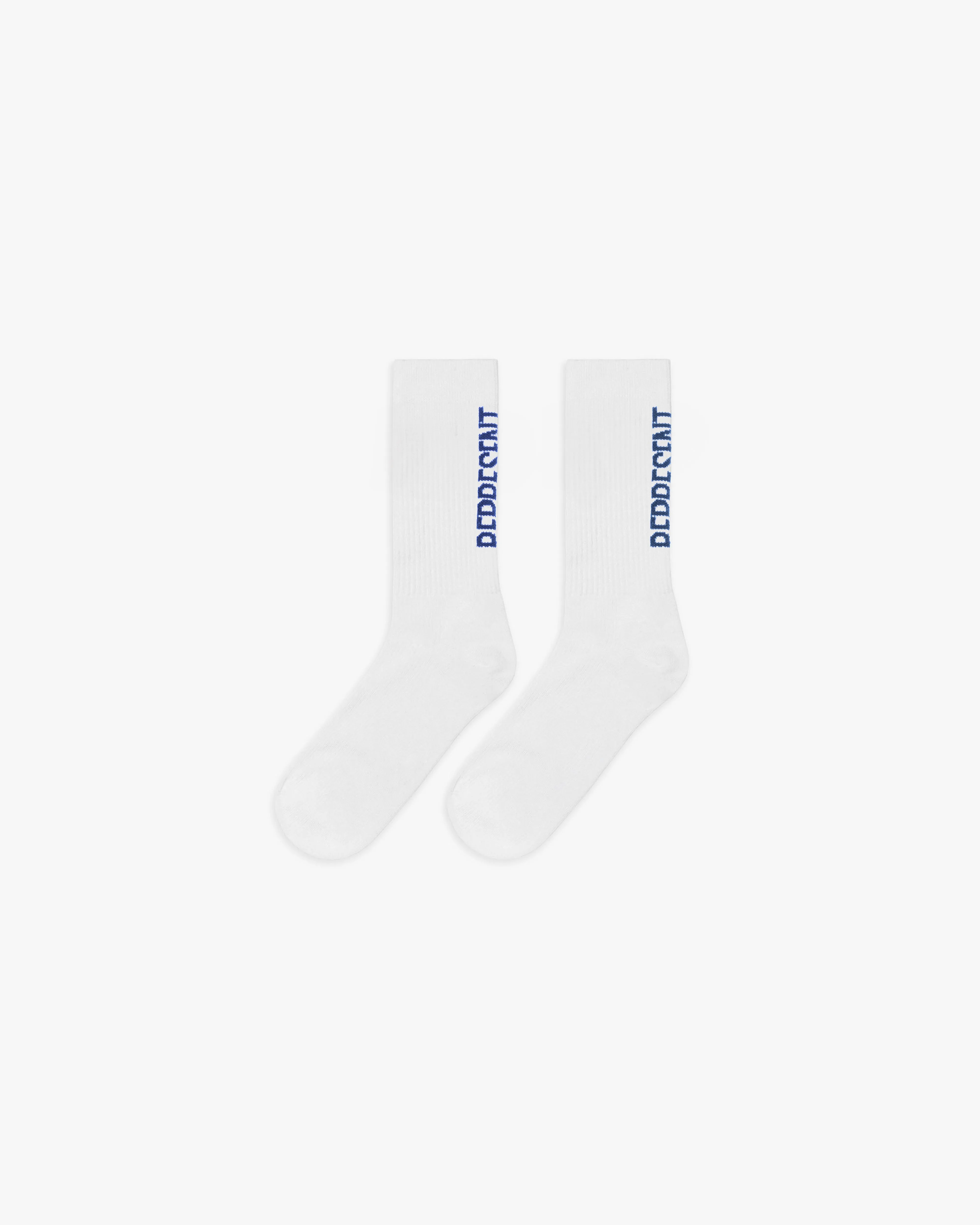 Represent Logo Socks 2 Pack - Flat White Mid Blue