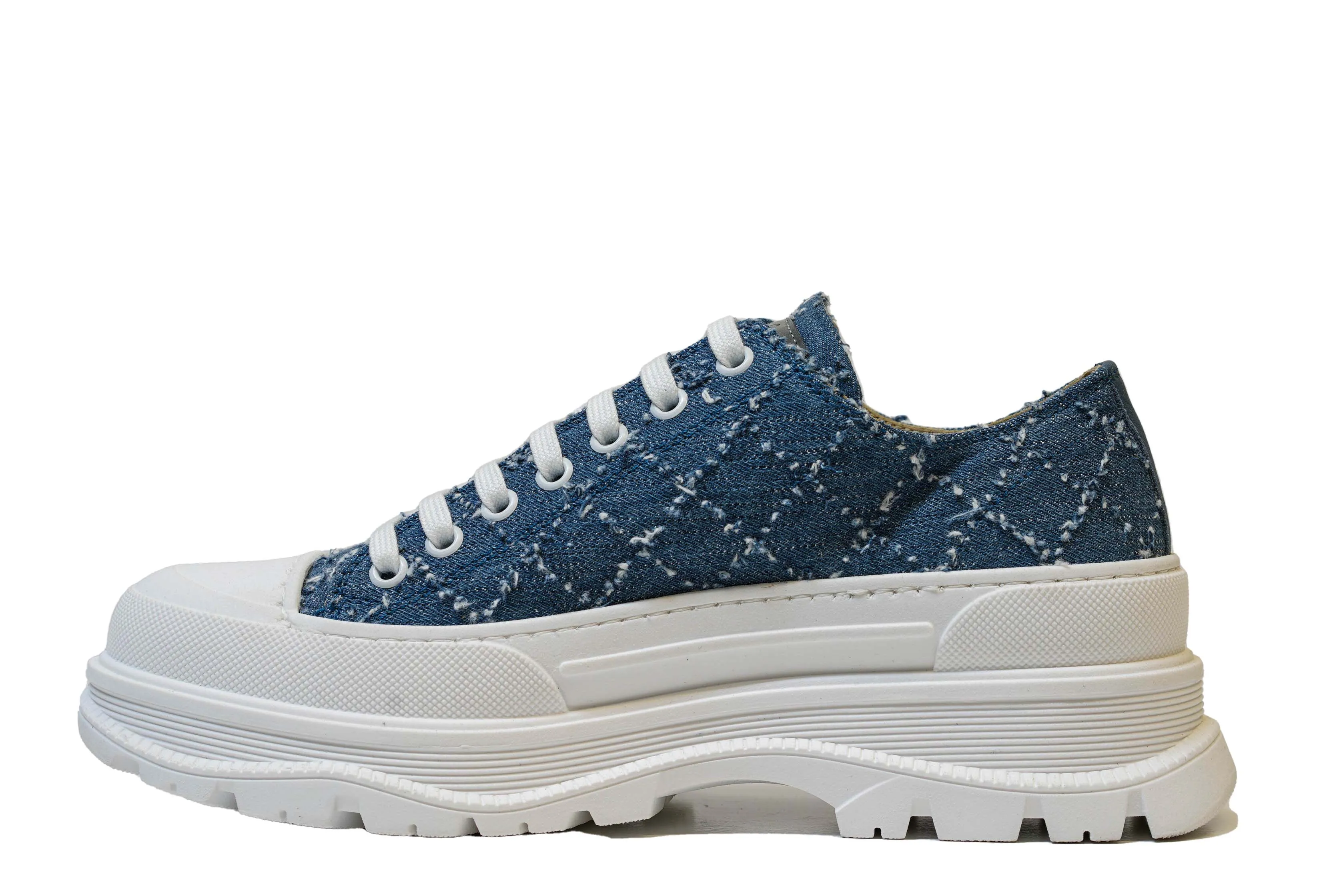 Roberto Serpentini Women's Blue Jeans Sneakers 8390  Special $190