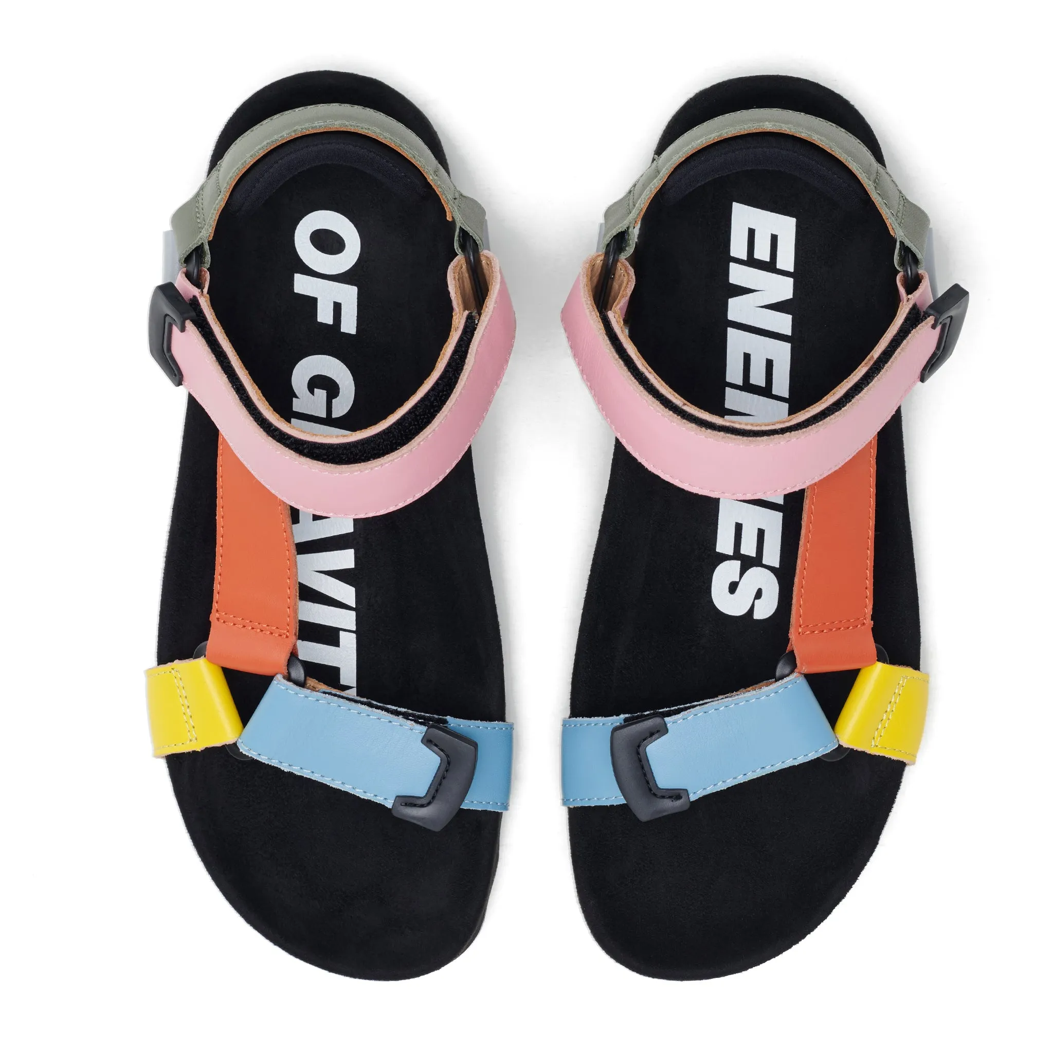 Rollie Tooth Wedge Sandal Citrus Splash