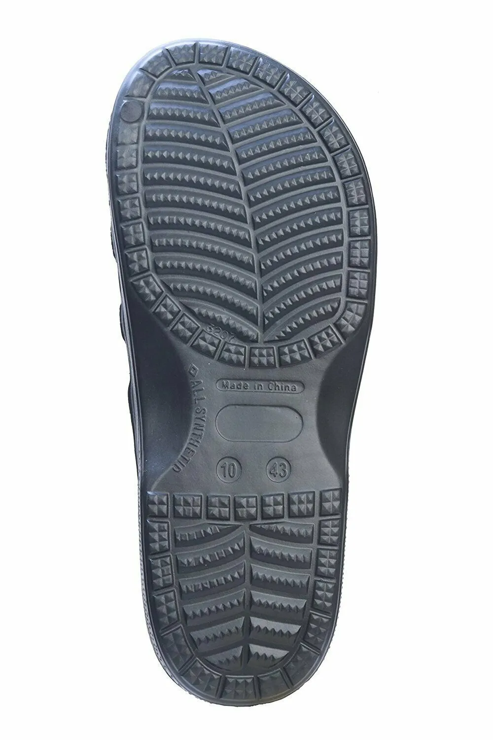 Roxoni Slide Sandals for Men | Open Toe Slip-On | Waterproof Rubber for Beach, Pool, Gym, Travel Wear