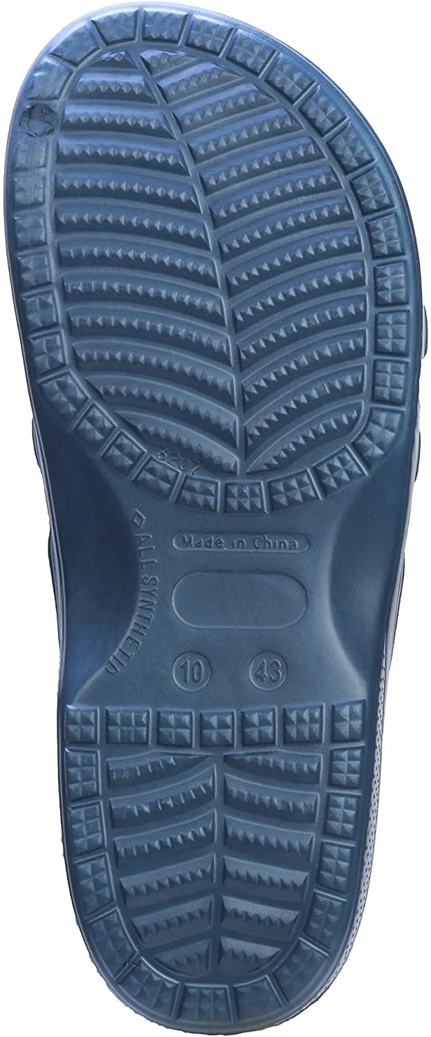Roxoni Slide Sandals for Men | Open Toe Slip-On | Waterproof Rubber for Beach, Pool, Gym, Travel Wear