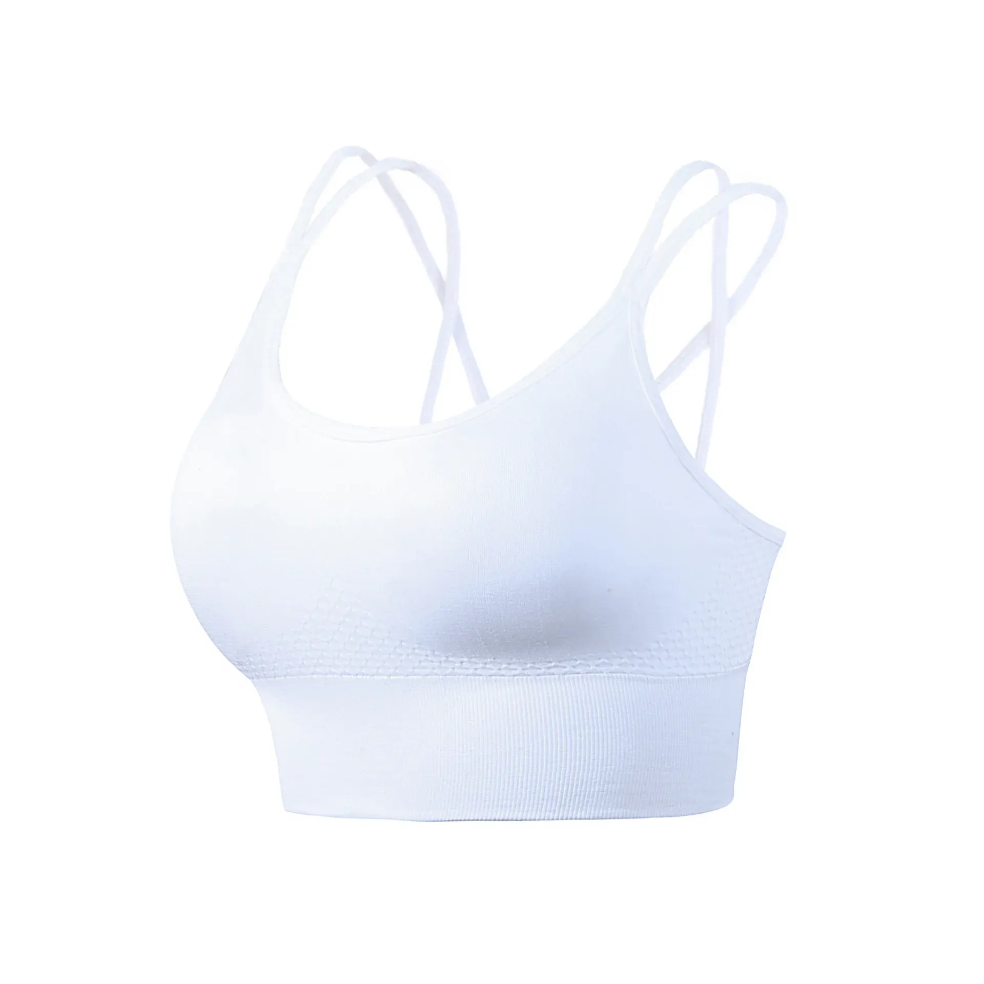 Ryn Seamless Ribbed Strappy Longline Sports Bra