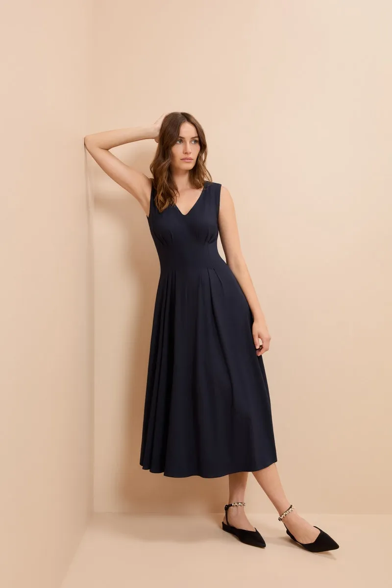 Sahara Soft Jersey Dress - Dark Navy