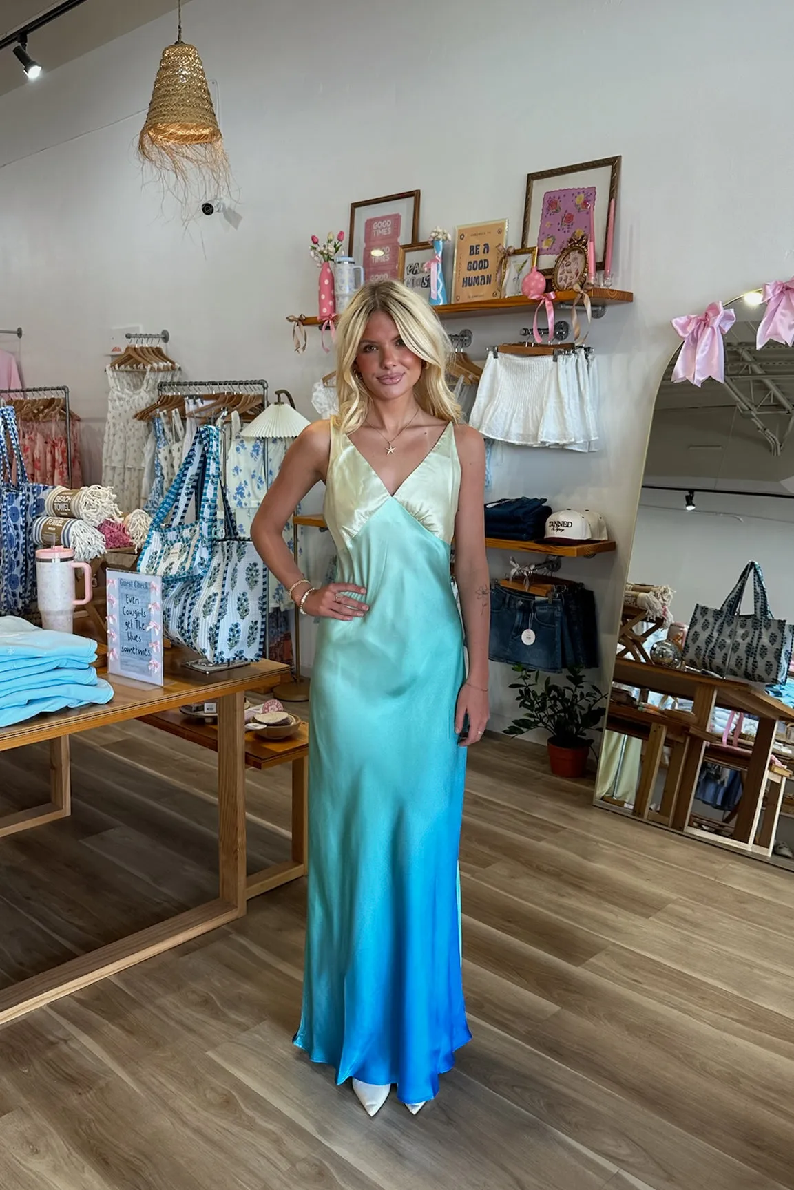 Saige Satin Dress