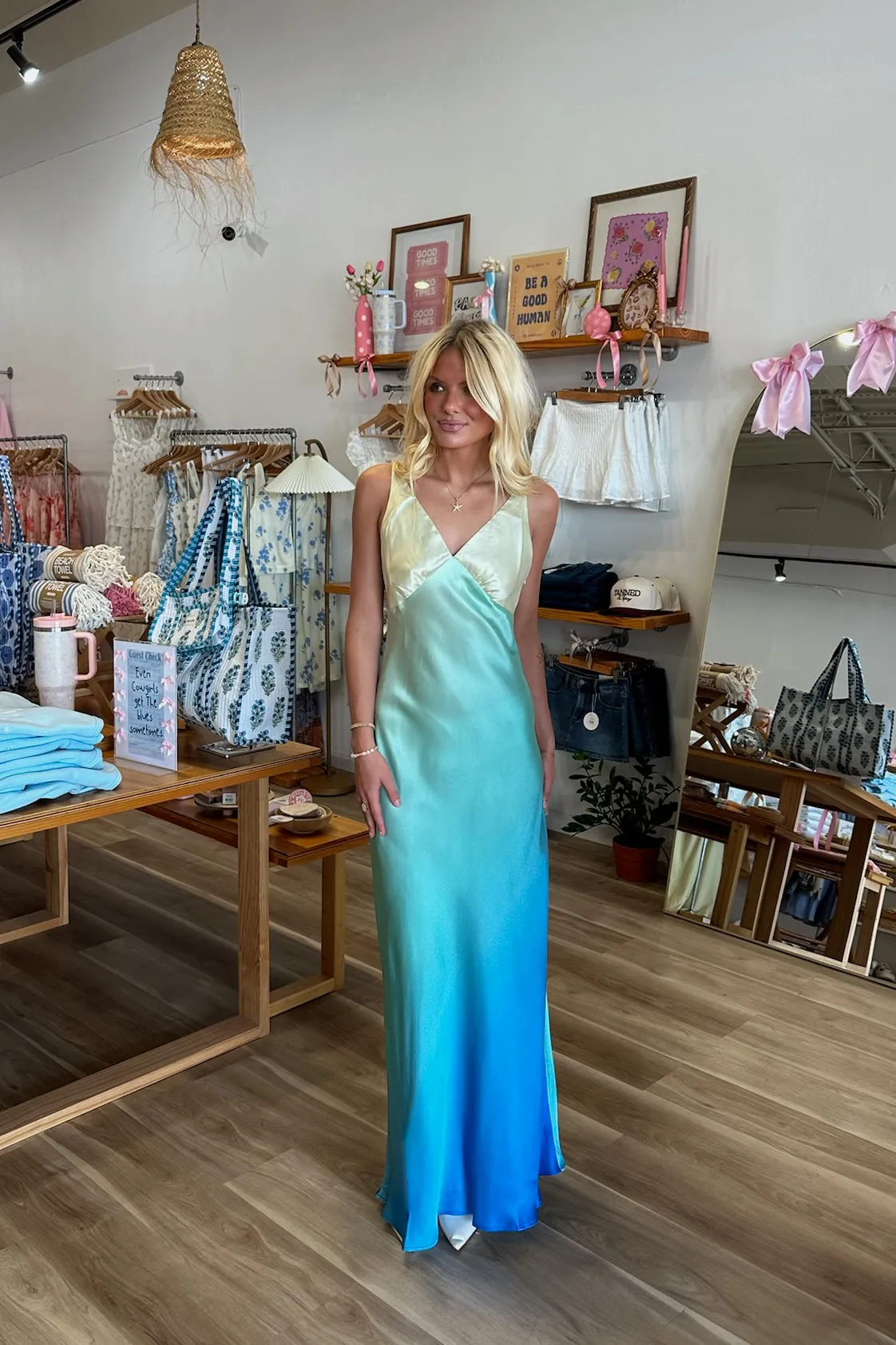 Saige Satin Dress