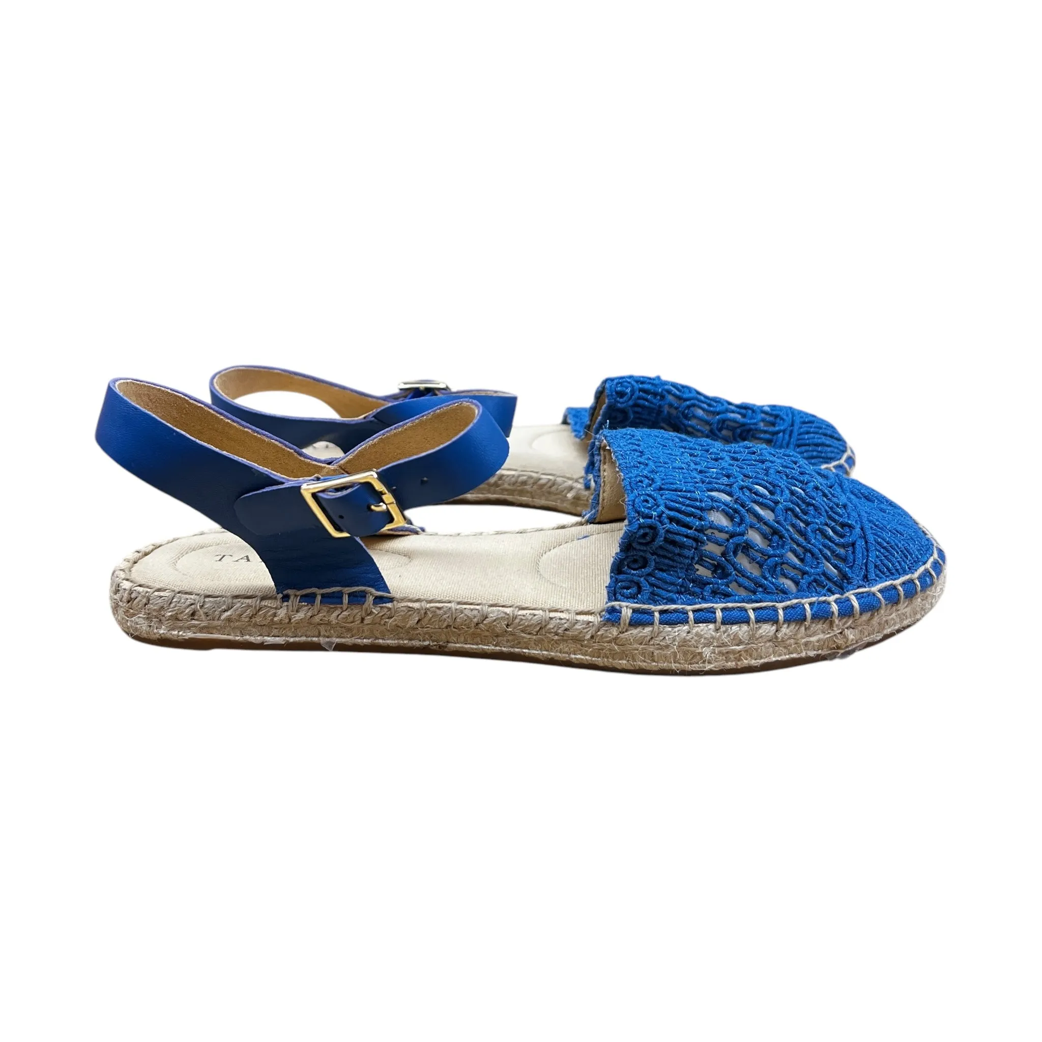 Sandals Flats By Talbots In Blue, Size:7
