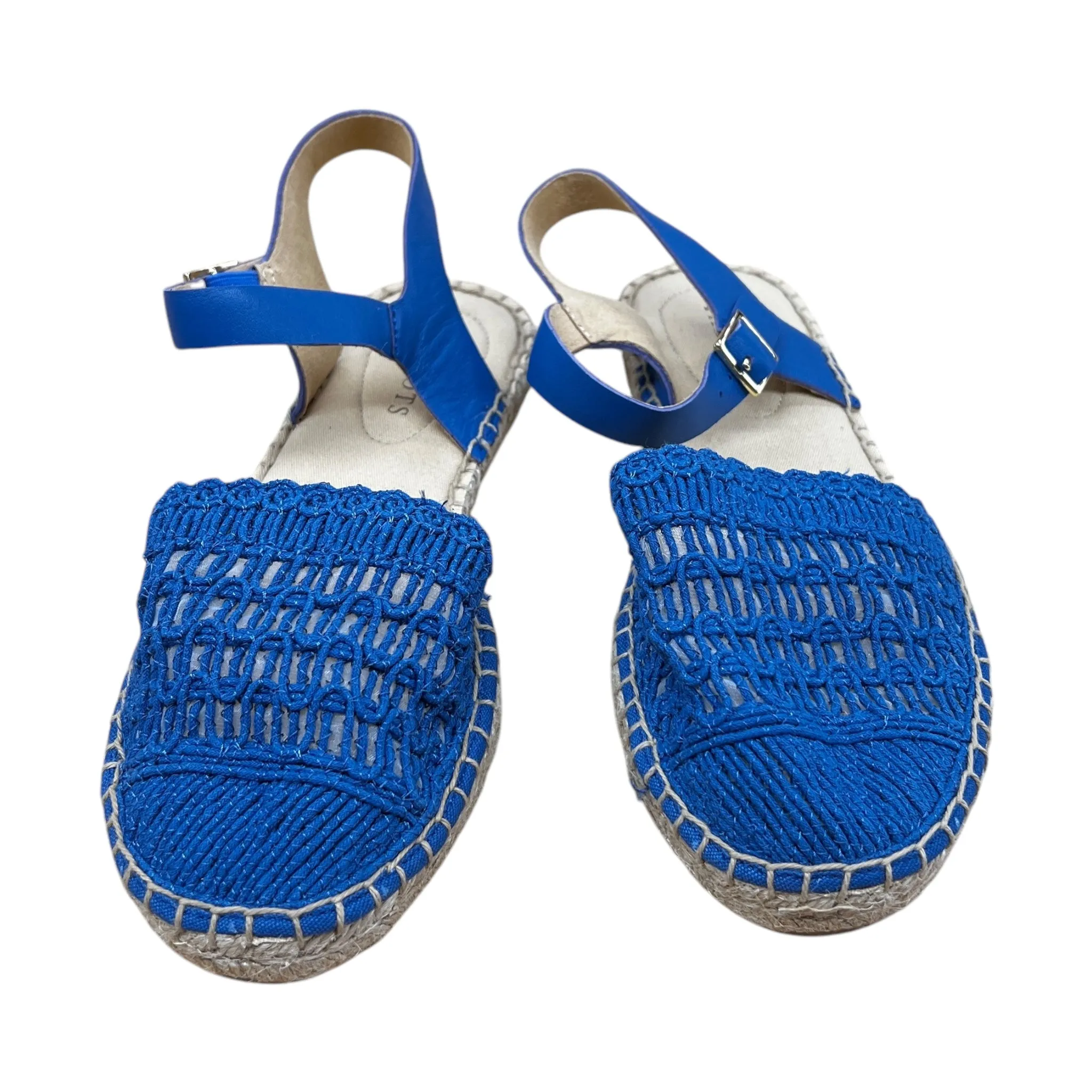 Sandals Flats By Talbots In Blue, Size:7
