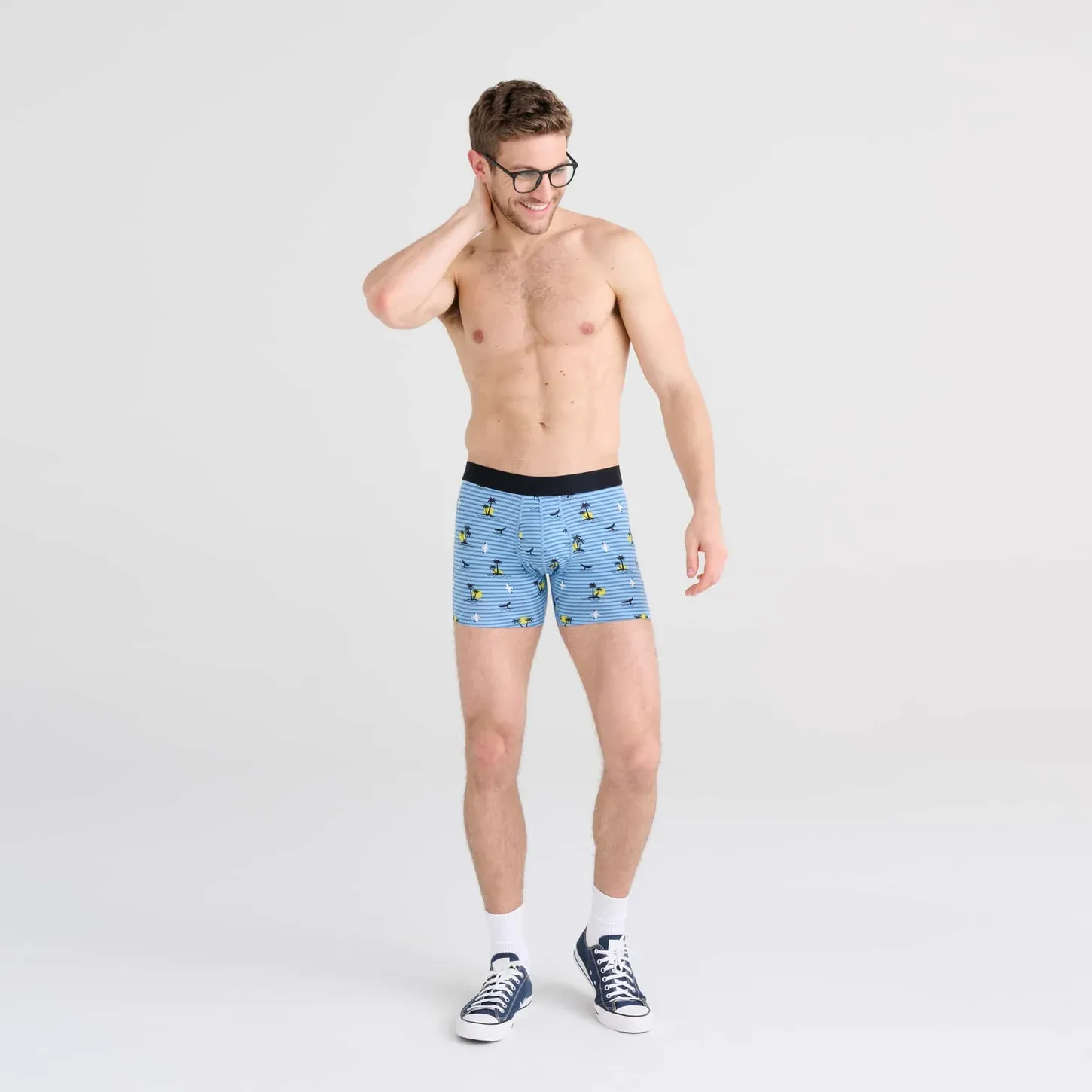 Saxx Droptemp™ Cooling Cotton Underwear - Offshore Breeze- Blue