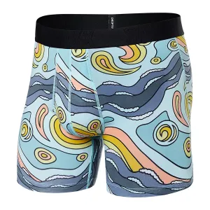 Saxx Droptemp™ Cooling Cotton Underwear - Starry Surf- Light Blue