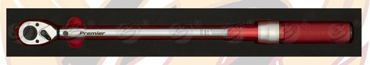 SEALEY 1/2" DRIVE CALIBRATED TORQUE WRENCH MICROMETER STYLE 40Nm - 220Nm