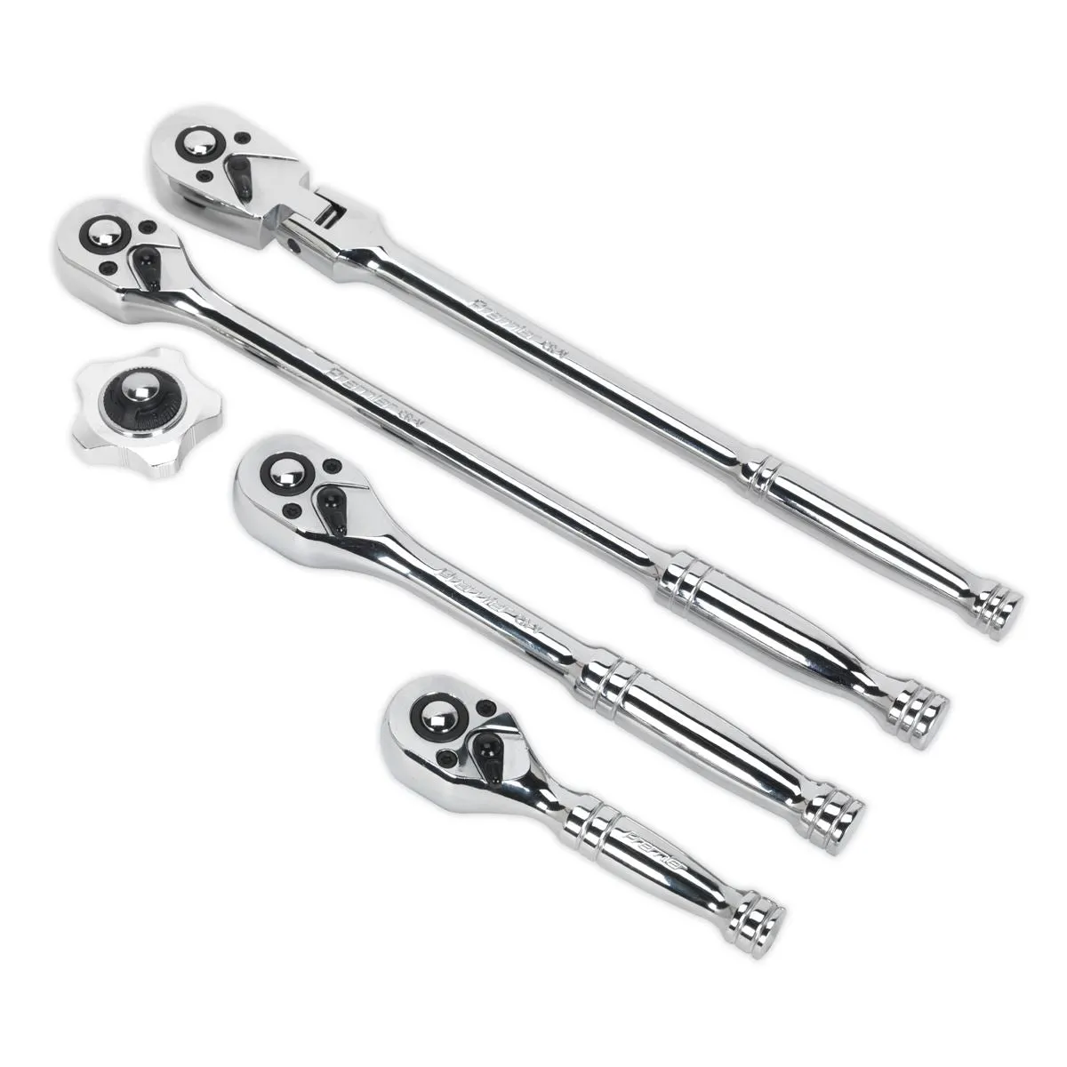 Sealey Premier Ratchet Wrench Master Set 5pc 3/8"Sq Drive