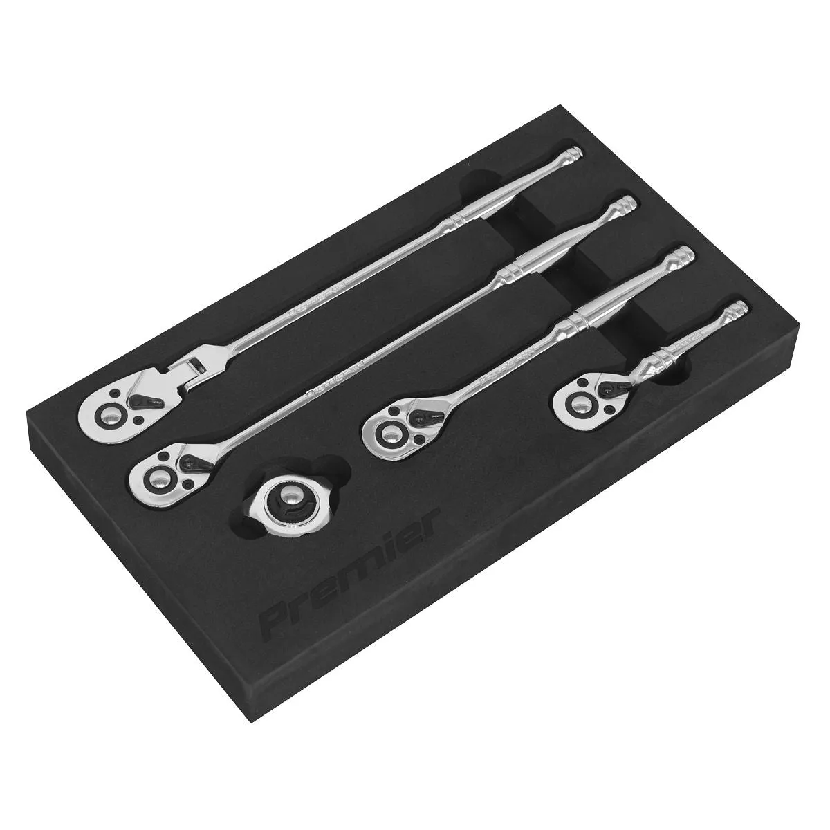 Sealey Premier Ratchet Wrench Master Set 5pc 3/8"Sq Drive