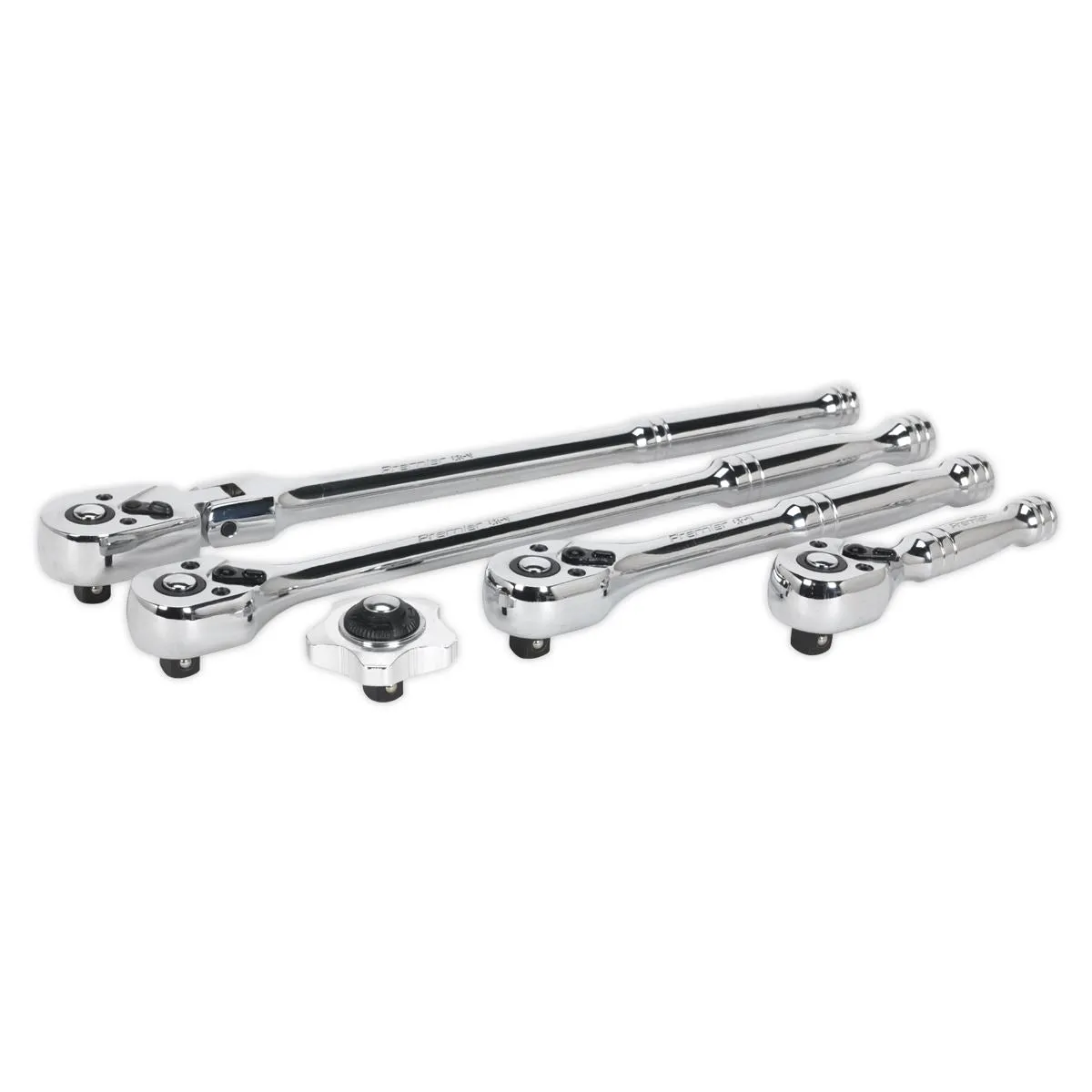Sealey Premier Ratchet Wrench Master Set 5pc 3/8"Sq Drive