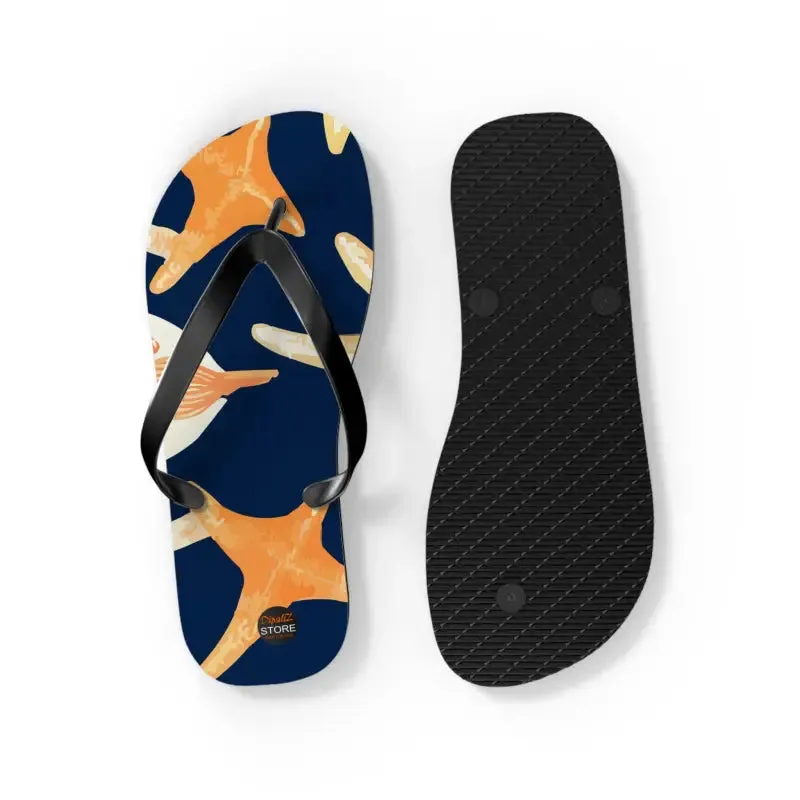 Seas the Day Unisex Starfish Flip Flops Summer Fun