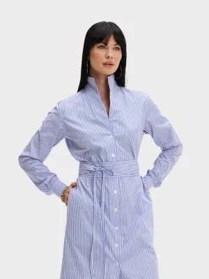 SHIRT DRESS: BOYFRIEND BLUE