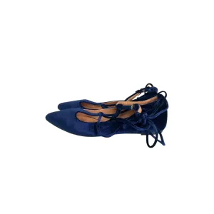 Shoes Flats By Yoki In Blue, Size:11