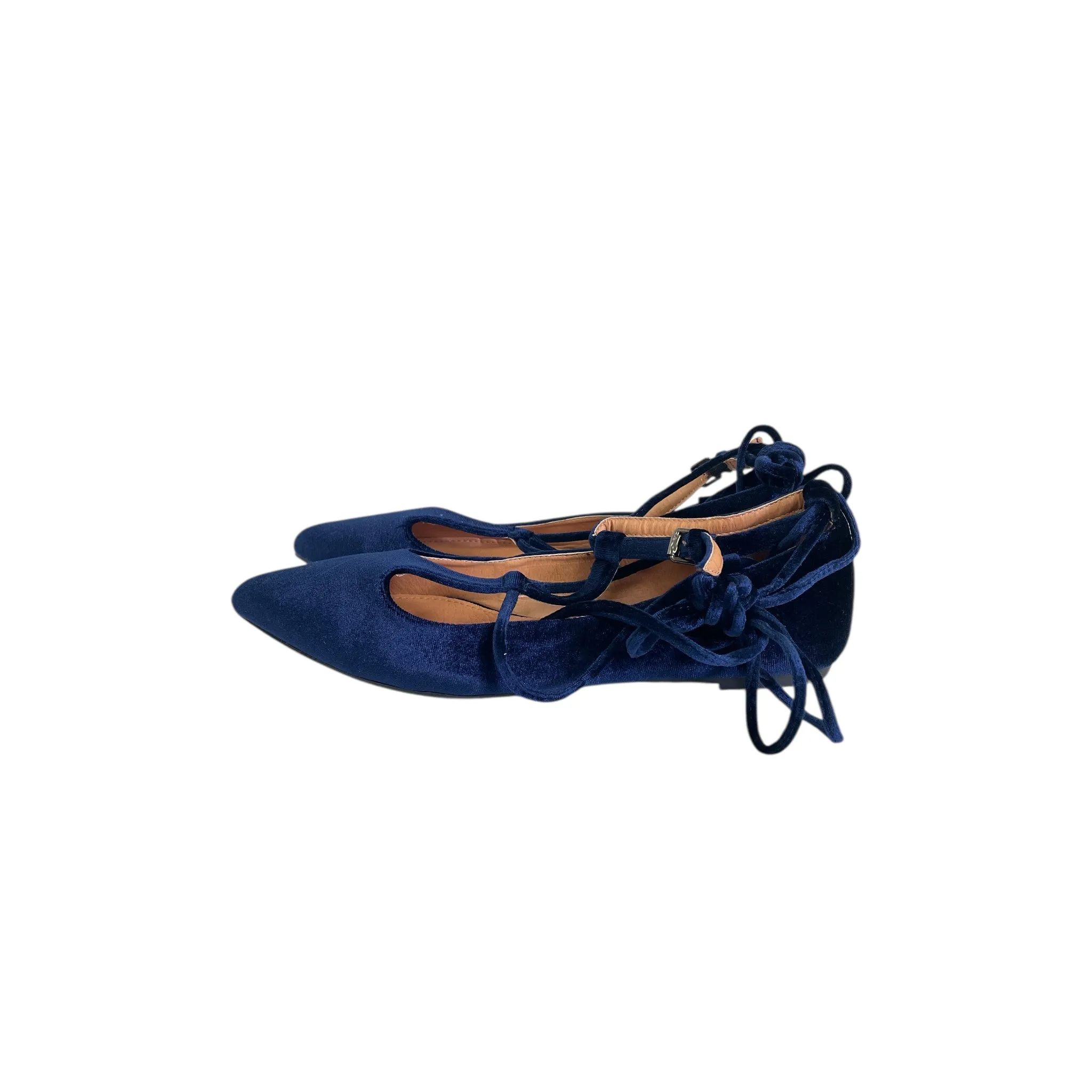 Shoes Flats By Yoki In Blue, Size:11