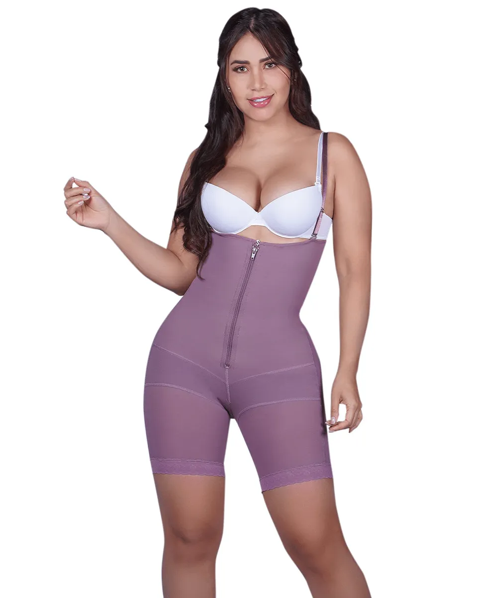 Siluet Postpartum Mid-Thigh Full Body Shaper with abdominal reinforcement