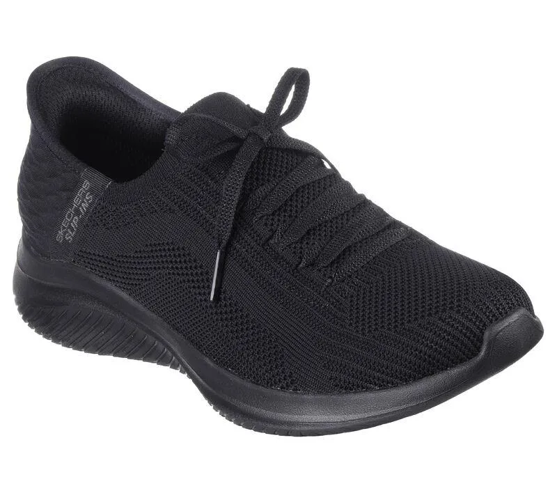 Skechers 149710 Slip-ins Ultra Flex 3.0 Brilliant Sneakers für Damen mit weiter Passform - Schwarz