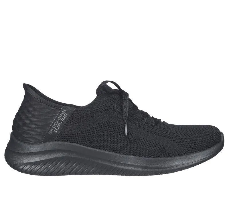 Skechers 149710 Slip-ins Ultra Flex 3.0 Brilliant Sneakers für Damen mit weiter Passform - Schwarz